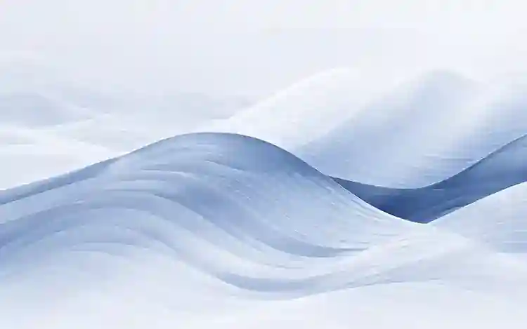 冰蓝色知识波浪